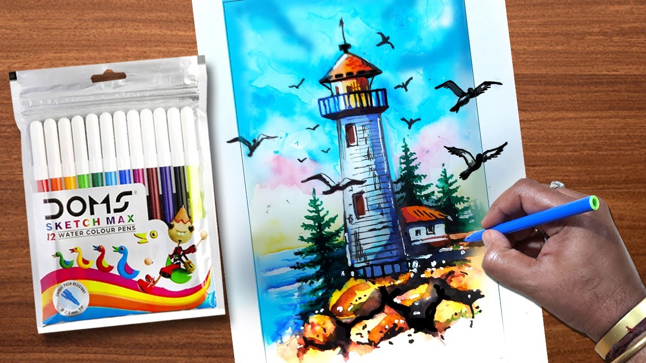 Sketch Pen Drawing Ideas Entire Collection Www Pinnaxis