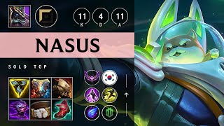 Nasus Top vs Garen - KR Master Patch 25.S1.2