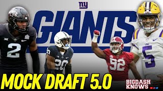 New York Giants Mock Draft | Giants Mock Draft 5.0 |