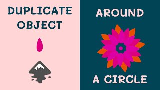 Inkscape Beginner Tutorial - Duplicate Object Around a Circle - Part Two(2)