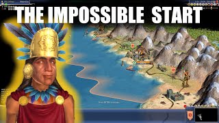 1000 A.D. WORLD MAP Deity Challenge - Civ4 - Game17 - INCA (Stuck between MOUNTAINS and OCEAN)