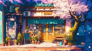 Falling Cherry Blossoms 🌸 Lofi Spring Vibes 🌸 Morning Lofi Songs To Make You Start Your Day Happier