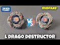 Takara tomy and Mid fake L Drago Destructor power test | pocket toon