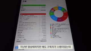 일본생활 가계부 공개