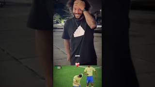 Marcelo Nutmegged by his kid 😭 #shortsviral #shorts #football #funnyshorts