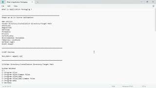 Application Packaging Basics Part 01