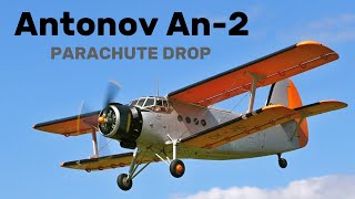 Antonov An-2 VÝSADEK PARAŠUTISTŮ | 4K | Letecký den Břeclav 2024