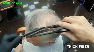 Fix Balding \u0026 thinning Spots  l Hair Building Fibers l THICK FIBER