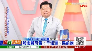 股市最可貴：早知道、馬前炮《漲跌密碼》張宇明老師 20221003