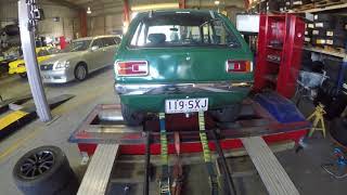 ZX10r ninja powered Mitsubishi Minica Dyno