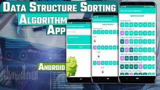 Data Structure Sorting Algorithm Simulation App | Android App Ideas