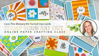 Love This Memory Kit Turned Into Cards - second half