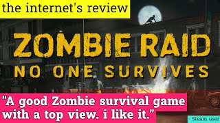 ZOMBIE RAID: No One Survives review in 60 seconds!