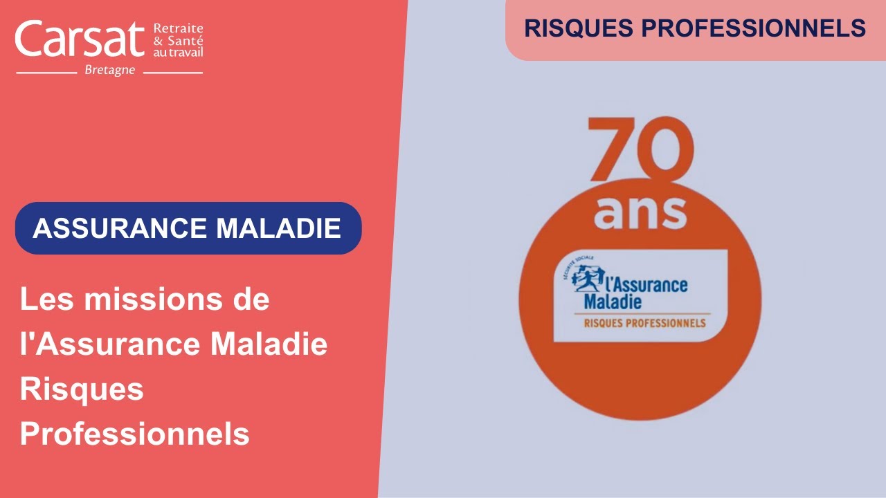 Les Missions De L'Assurance Maladie Risques Professionnels - YouTube