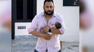 Arjun | 🥰 | sowbhagya venkitesh husbund | with baby | #short