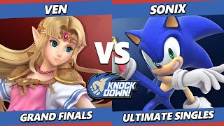 Knockdown 79 GRAND FINALS - Ven (Zelda) Vs. Sonix (Sonic) Smash Ultimate - SSBU