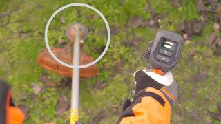 Husqvarna Battery Brushcutter 535iRXT - ErgoFeed®Function - Saving Time, Effort and Trimmer Line