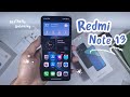 Redmi Note 13 aesthetic unboxing + setup + camera test