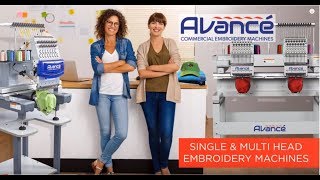 Avancé Industrial Embroidery Machines | Best for Your Business