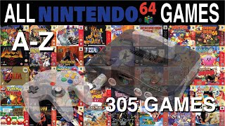 All N64 Games A-Z - US/EU - Nintendo 64 - 305 Games - Compilation