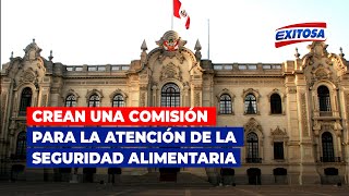 🔴🔵El Ejecutivo creó una comisión multisectorial para la atención de la seguridad alimentaria