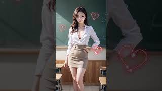 오늘의 학교 교생 선생님 출근룩 스타일 AI 룩북ㅣToday's school teacher's work look style AI lookbookㅣ教師のワークルックスタイルAIルックブ