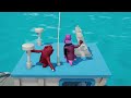 fnaf but gang beasts with freddy and funtime freddy