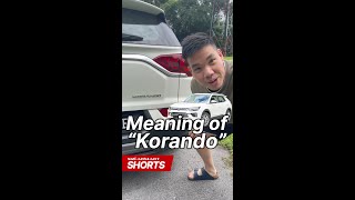 Jon teaches you what "Korando" means #shorts