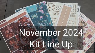 November 2024 Kit Line Up