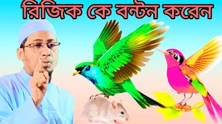 রিজিক আল্লাহ সুবহানাতায়ালা বণ্টন করে থাকেন !!! আনিসুর রহমান আনসারী waz .♥️🕋