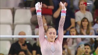 French Algerian Kaylia Nemour - GOLD 🥇 - Uneven Bars Final - Doha World Cup 2024