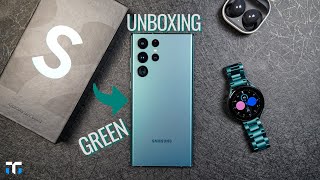 Samsung Galaxy S22 Ultra Green Unboxing + First Impressions: The Note Is Back!