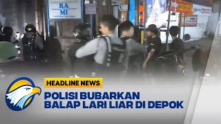 Polisi Bubarkan Sekelompok Pemuda di Depok yang Sedang Balap Lari Liar