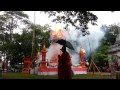 พิธีพระราชทานเพลิงศพ พระครูสิริปัญญาภิรักษ์ thai monk funeral ceremony