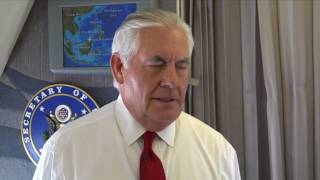 Tillerson says no 'imminent threat' from North Korea