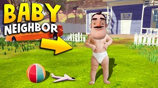 The Neighbor IS A BABY!? | Hello Neighbor Gameplay (Mods)