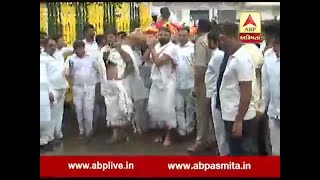 Last rites of Vitthal Radadiya in Jamkandorna, people slogan of Jay Javan, Jay Kishan