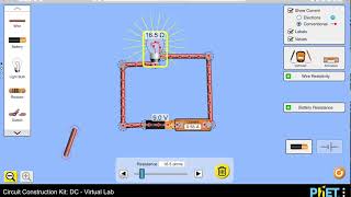 Physics Series Circuit Simulation Instructions