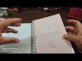 rachel parcell for blue sky spiral planner unboxing planner replacement