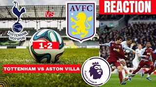 Tottenham vs Aston Villa 1-2 Live Stream Premier League Football EPL Match Score Highlights Vivo
