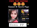 FREE FIRE QUEENS ID #sonu FF