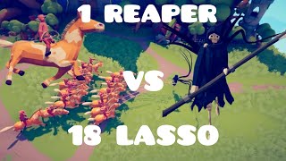 18 LASSO VS 1 REAPER | YOU HAVE TO SEE IT -_- LEGEND BATTLE