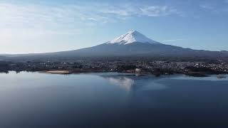 DJI mavic mini ドローン　撮影　河口湖　富士山