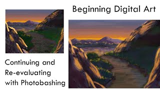 Digital Art Basics: Continuing and Re-evaluating with Photobashing
