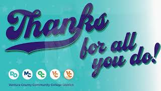 VCCCD employees--we appreciate you!