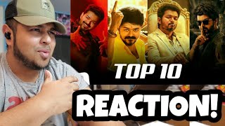 Top 10 Thalapathy Vijay Mass Bgm Theme Reaction Ft. Mersal, Kaththi, Theri, Bigil | Master Edition