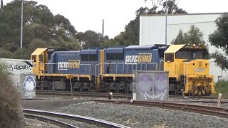 Pacific National XR554, XR557 At North Geelong