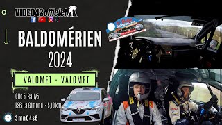 #rallye  Baldomerien 2024  | ONBOARD | #renault  #clio  rally5 Valomet\\Valomet par video42officiel