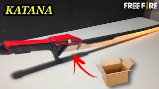 Chế Tạo Kiếm Hỗn Mang Có Đèn Led Trong Game Free Fire Bằng Bìa Carton // Katana Cobra