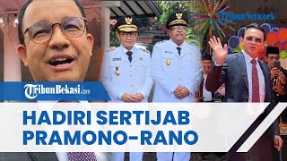 Anies Hingga Ahok Hadiri Sertijab Pramono Rano di Balai Kota, Diteriaki Warga dan Berebut Foto